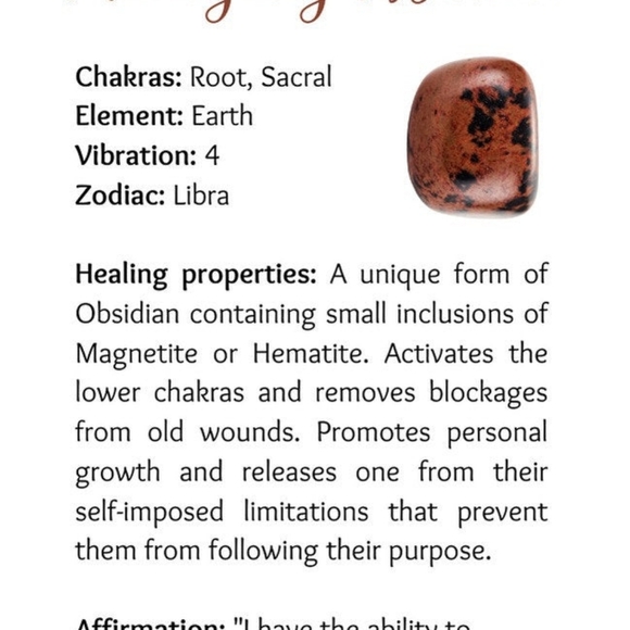 3 for 10 Brand new Mahogany Obsidian crystal pendant Stone - Picture 4 of 8